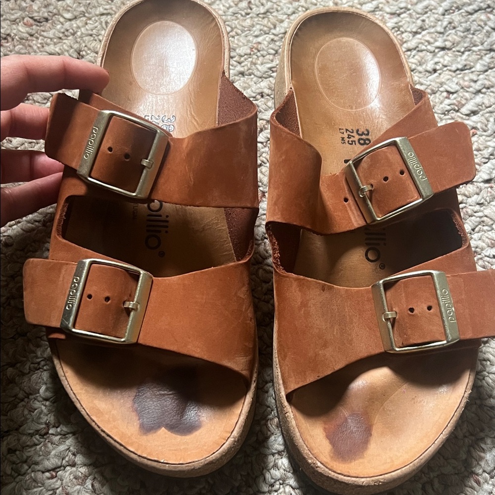 BIRKENSTOCK Gabriela Tan Pecan suede Sandal Women’s Size 7 - Picture 6 of 8